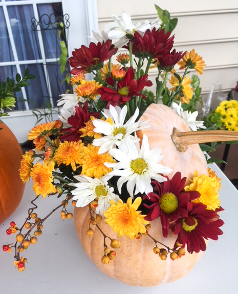 Ideas for Making Pumpkin Flower Arrangements