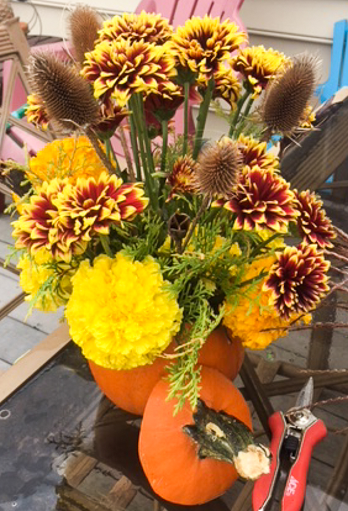 Ideas for Making Pumpkin Flower Arrangements