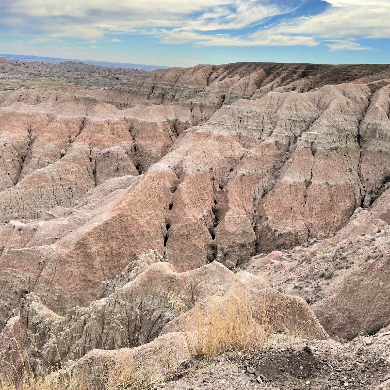 The Badlands in South Dakota