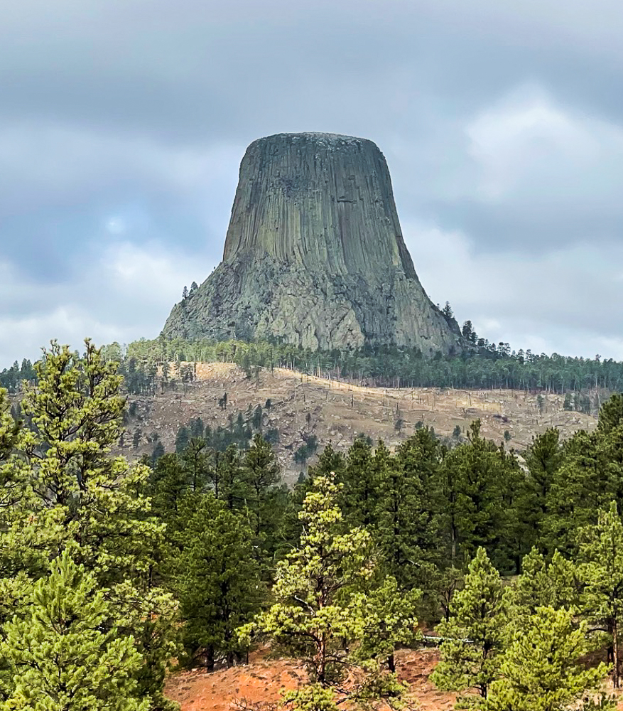 Devils Tower in the Black Hills of Wyoming