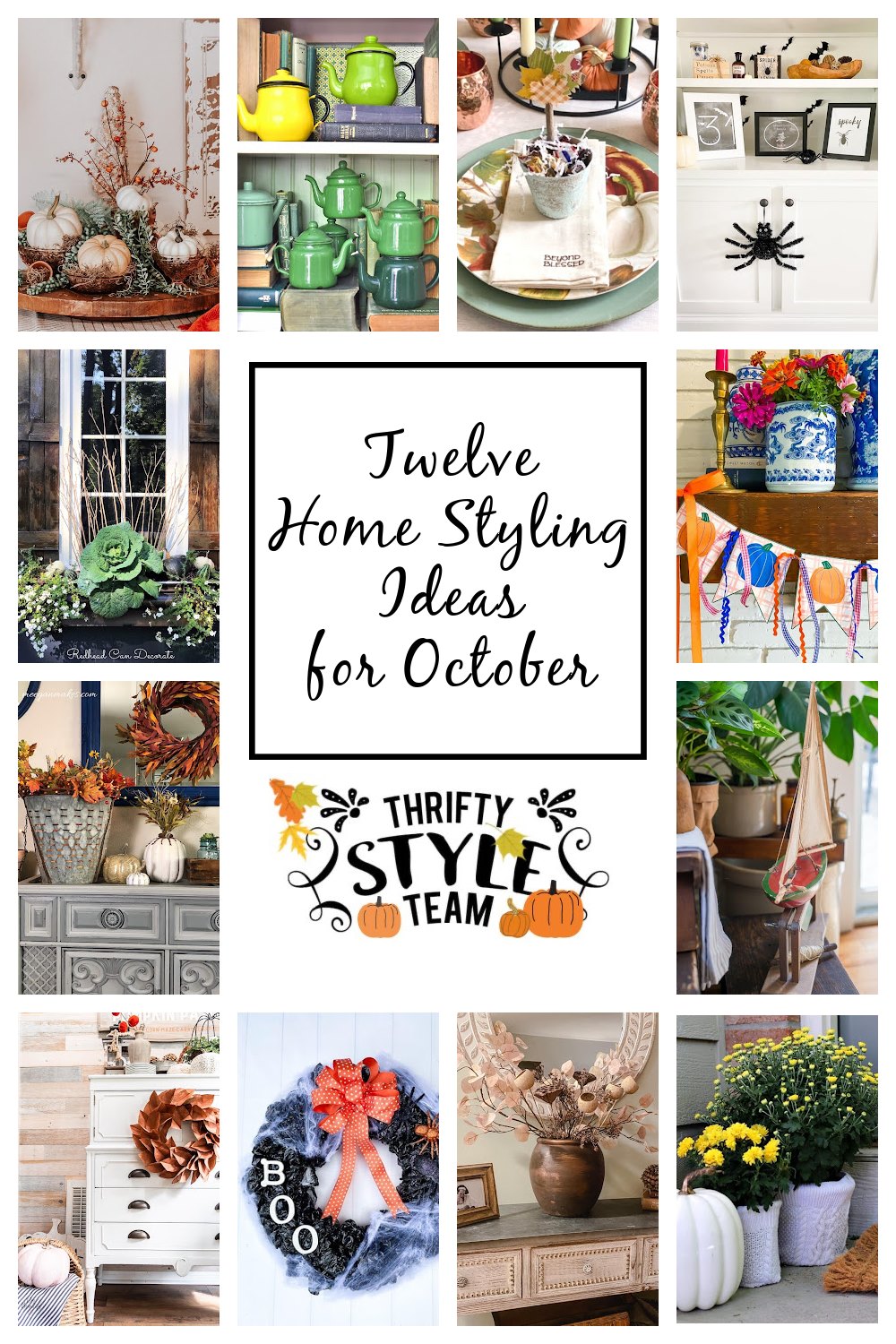 Twelve Home Styling Ideas for October