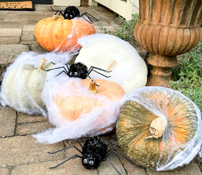 Upcycled Plastic Bag Halloween Wreath - Sweet Pea