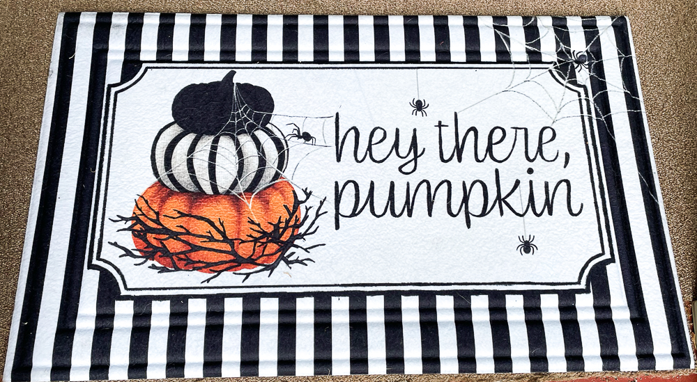 Hey There Pumpkin Door Mat from Big Lots