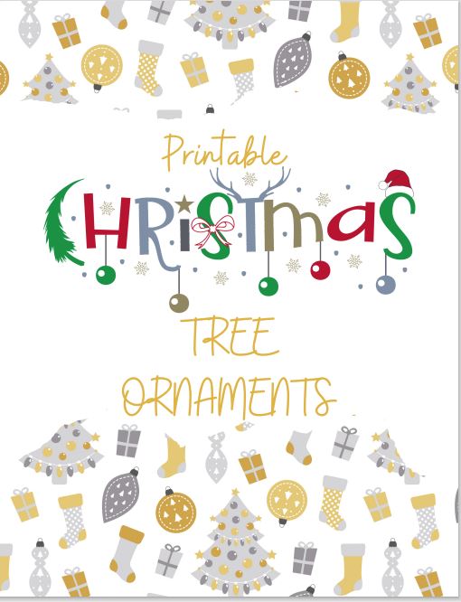 Free Printable Christmas Ornaments