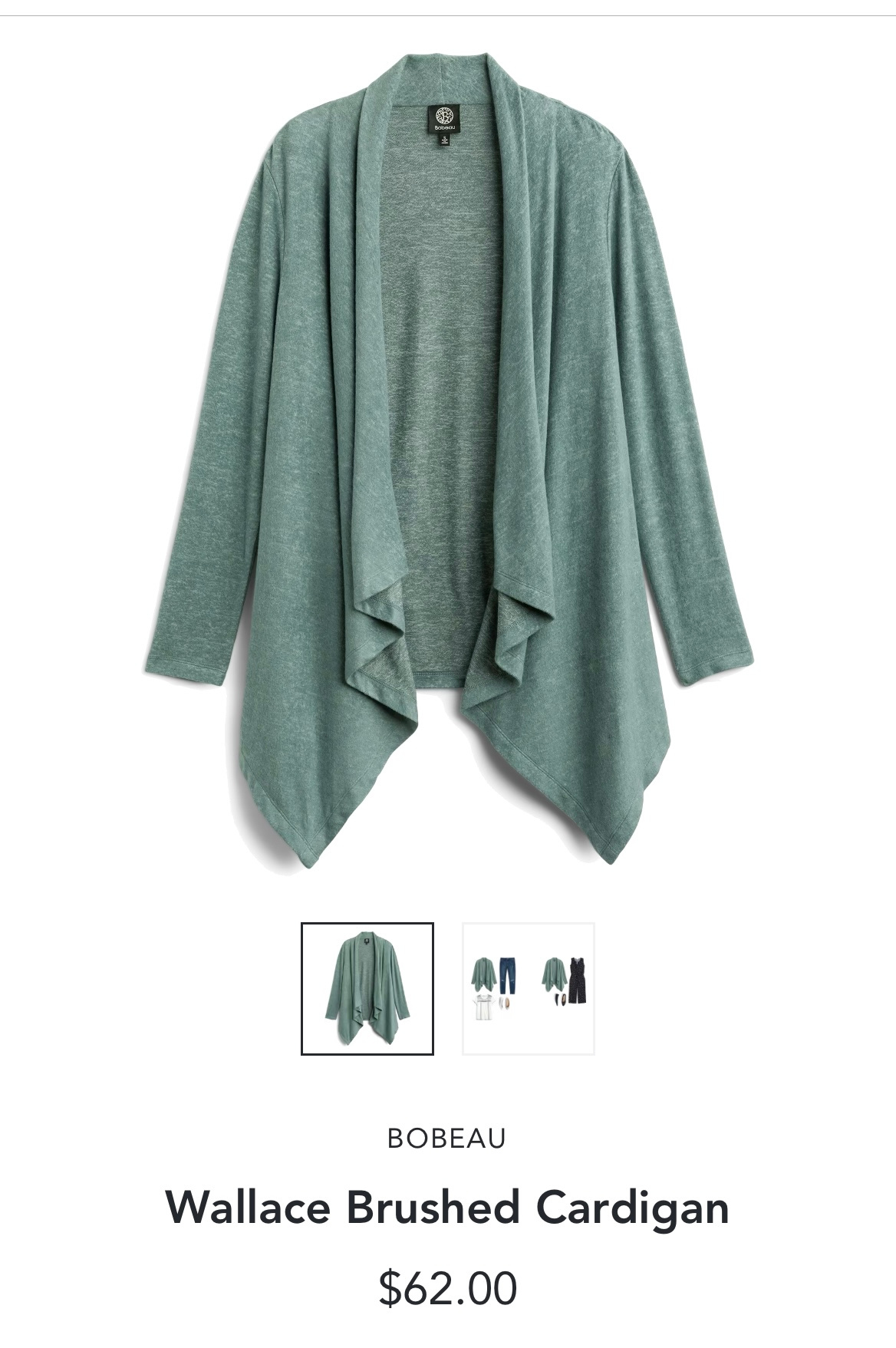 Stitch Fix Bobeau Wallace Brushed Cardigan