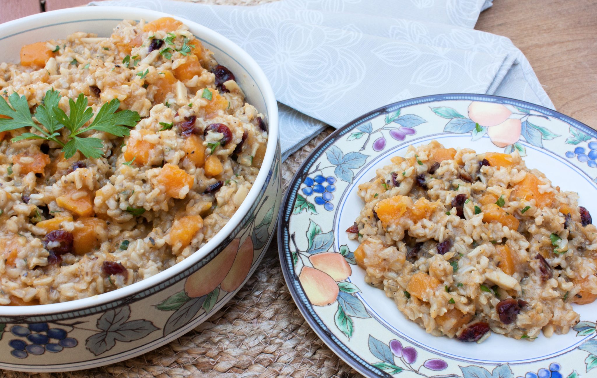 Butternut Squash Rice Pilaf