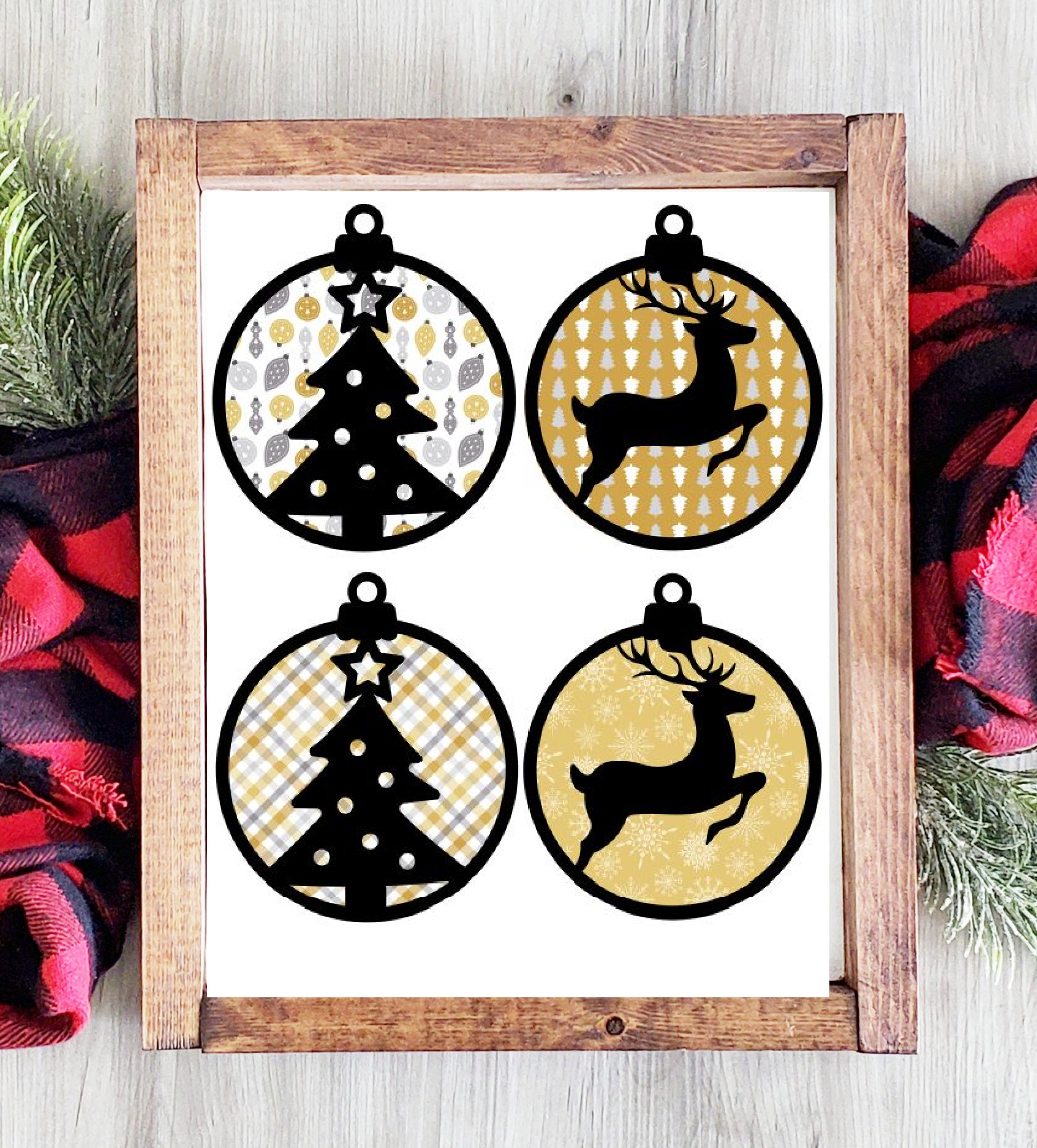 Free Printable Christmas Ornaments