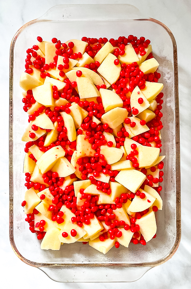 Red Hots Baked Apples