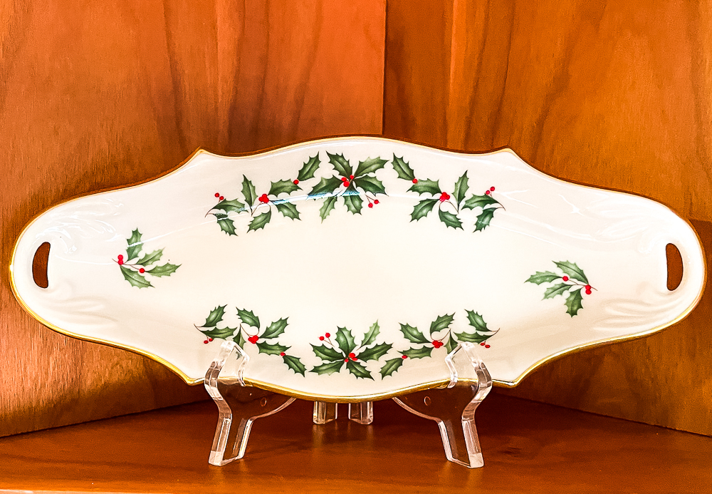 Lenox Holiday candy dish