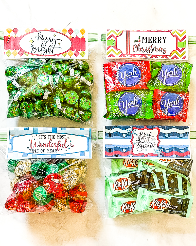 Free Printable Christmas Bag Toppers