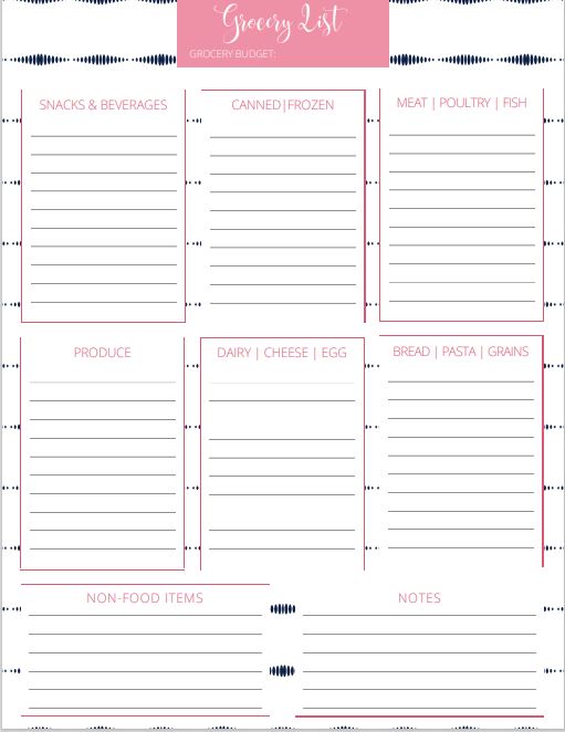 17 Free Printable Organizational Pages