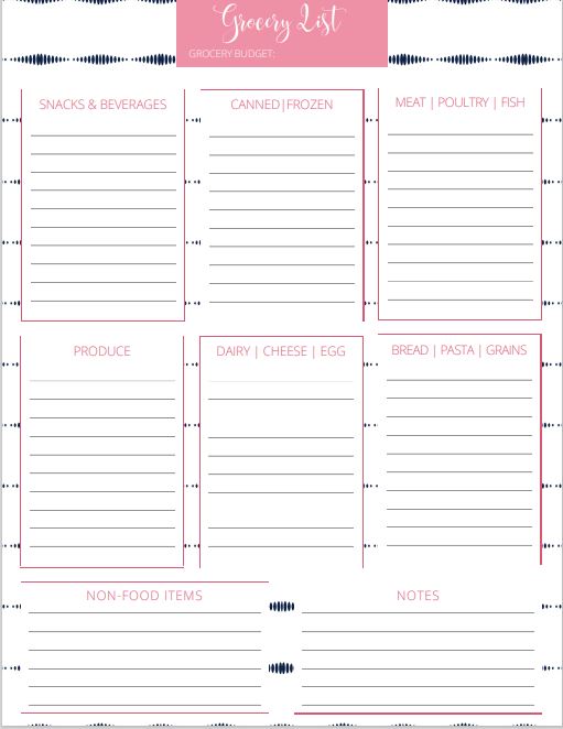 17 Free Printable Organizational Pages