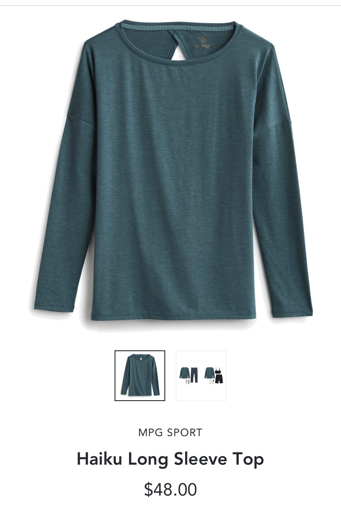 Stitch Fix MPG Sport Haiku Long Sleeve Top