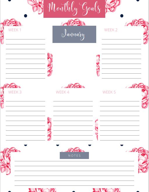 17 Free Printable Organizational Pages