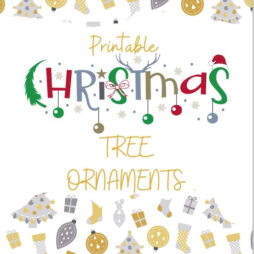 Free Printable Christmas Ornaments