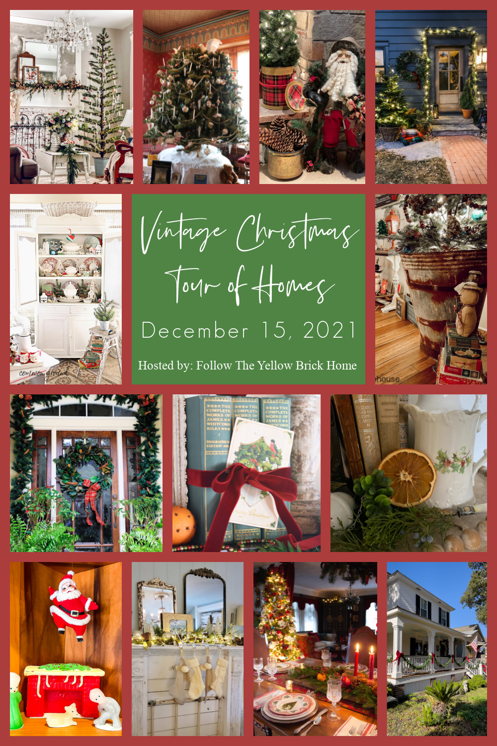 Vintage Christmas Tour of Homes