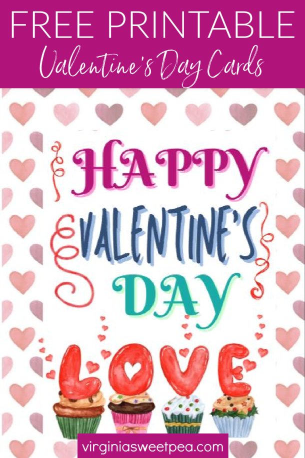Free Printable Valentine's Day Cards - Sweet Pea