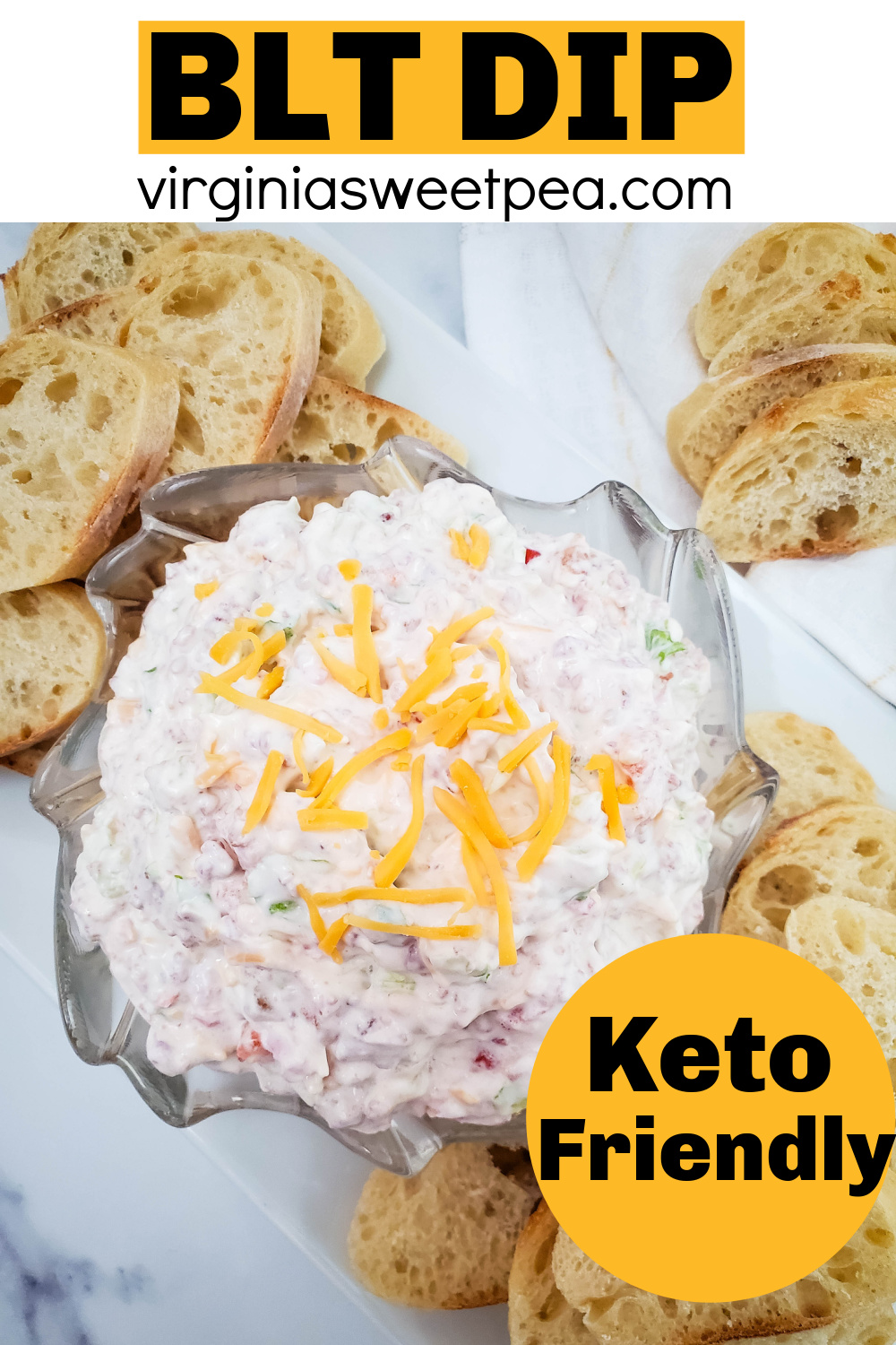 Keto Friendly BLT Dip