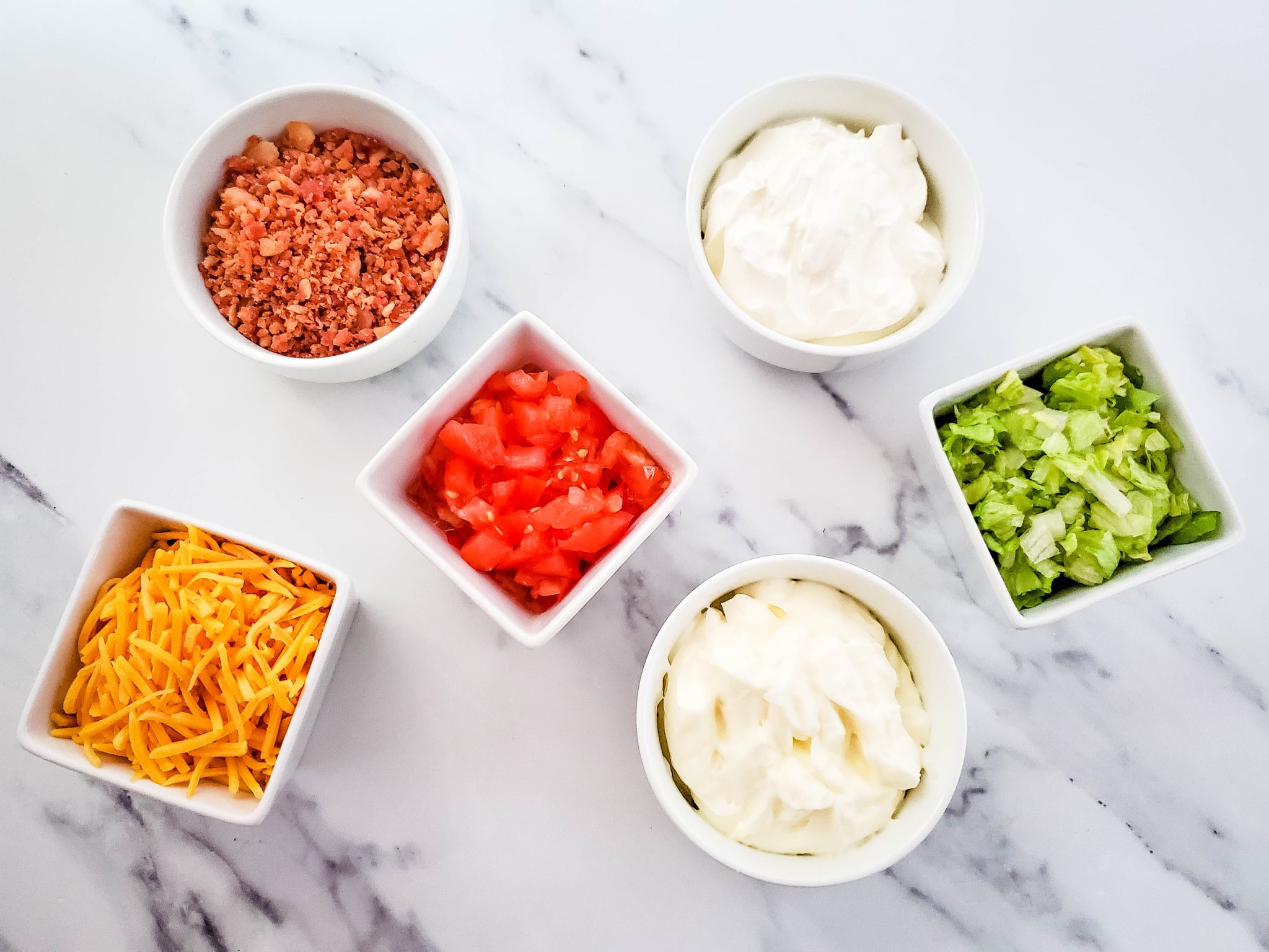 BLT Dip Ingredients