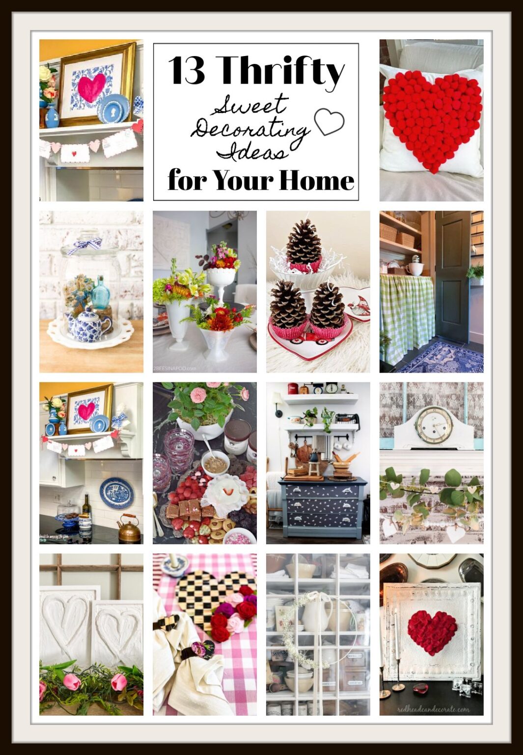 3 Thrifty Sweet Decorating Ideas for Your Home