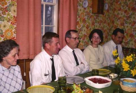 1969 Dining Room in an 1857 Farmhouse