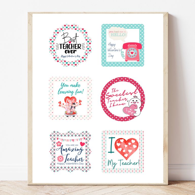 Free Printable Valentine's Day Stickers