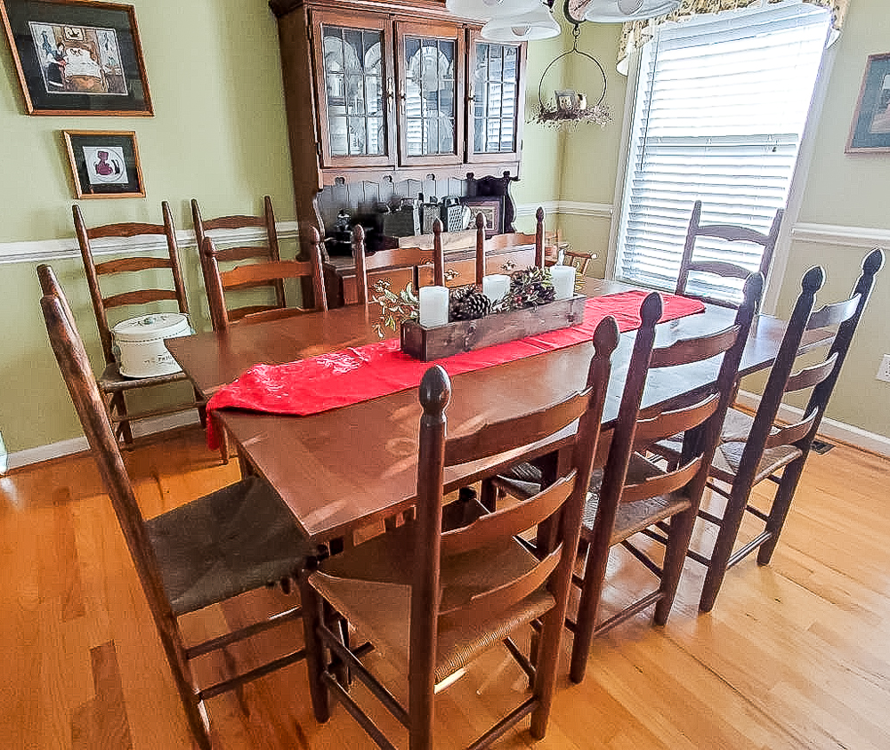 Handmade Dining Table and Clure's Chairs