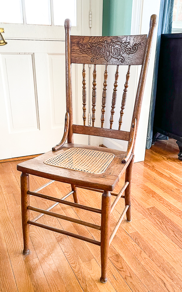 Antique dining room chair